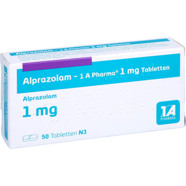 Alprazolam 1mg 50 Tabs